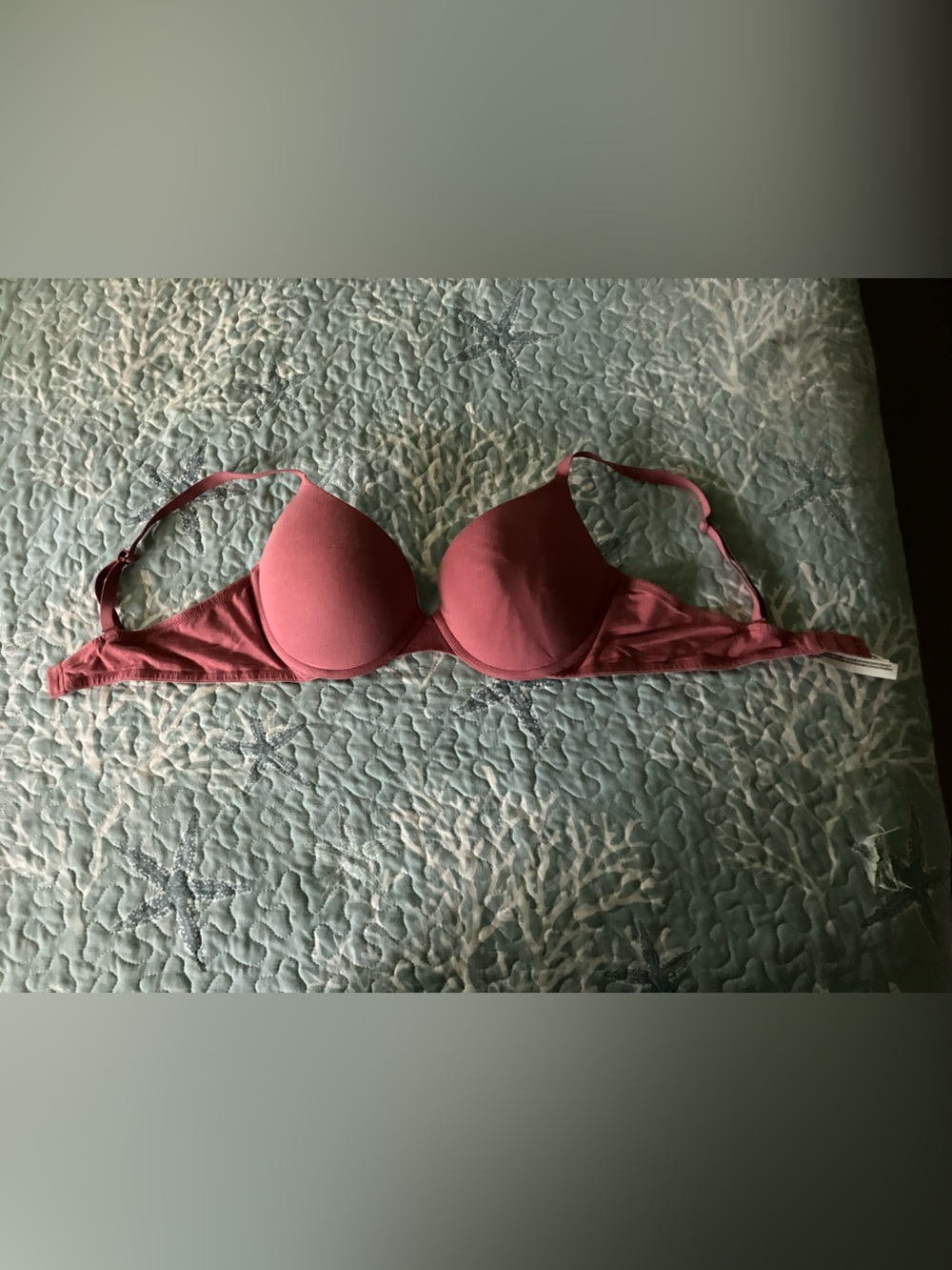 Pink Victoria Secret woman size 38C push up padded bra